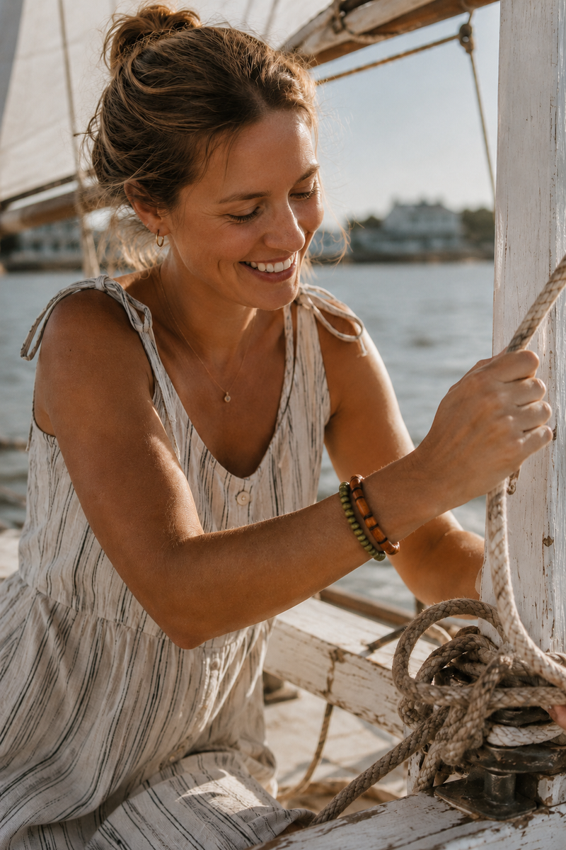 Tide and Timber Bracelet Set