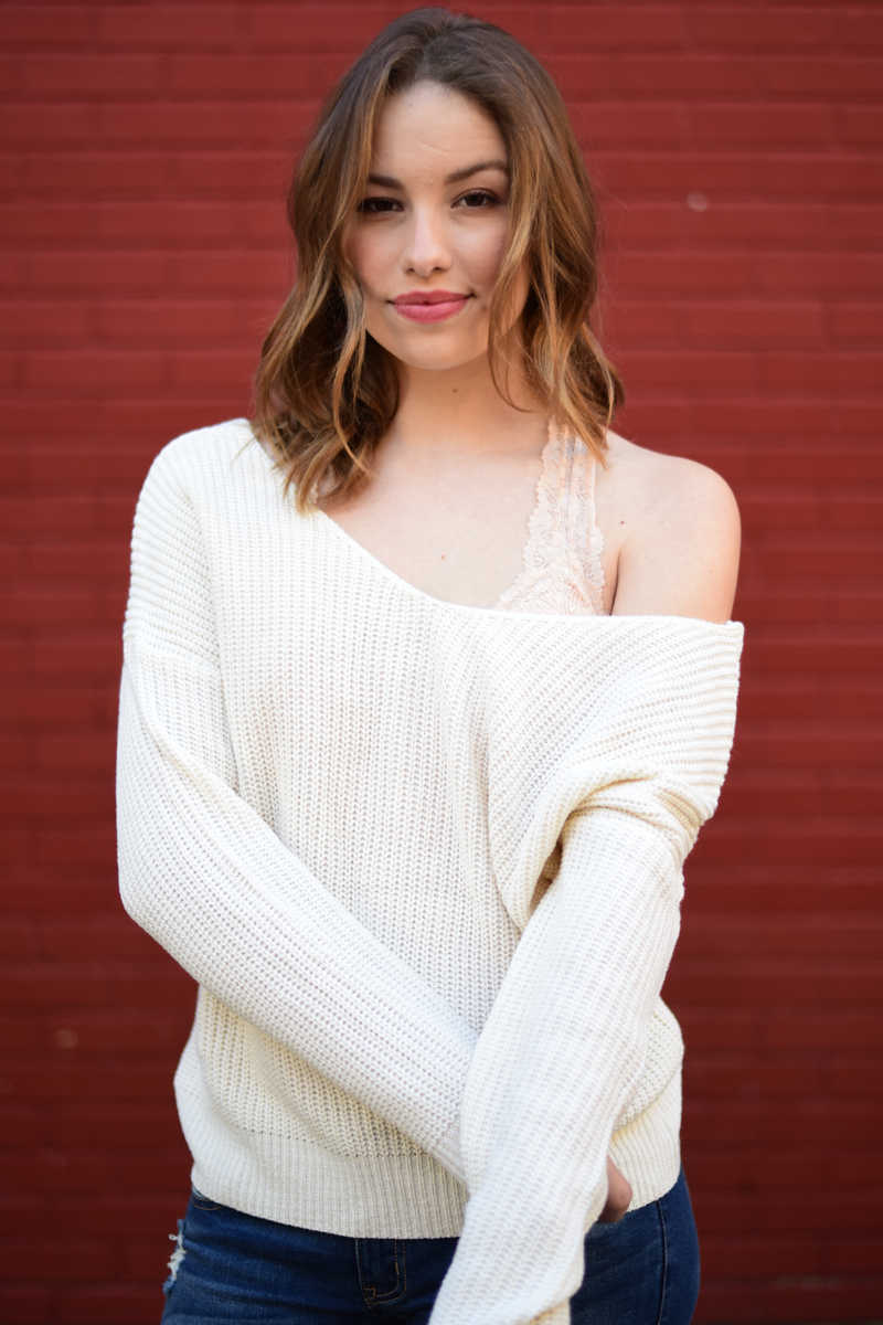 I Knit You Knot - Off White Sweater