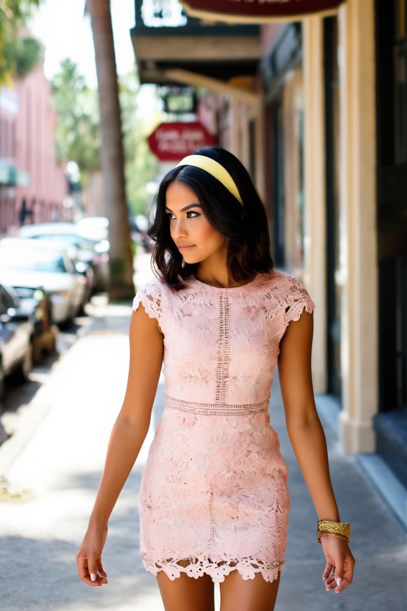 Sugar Bloom Lace Crochet Dress