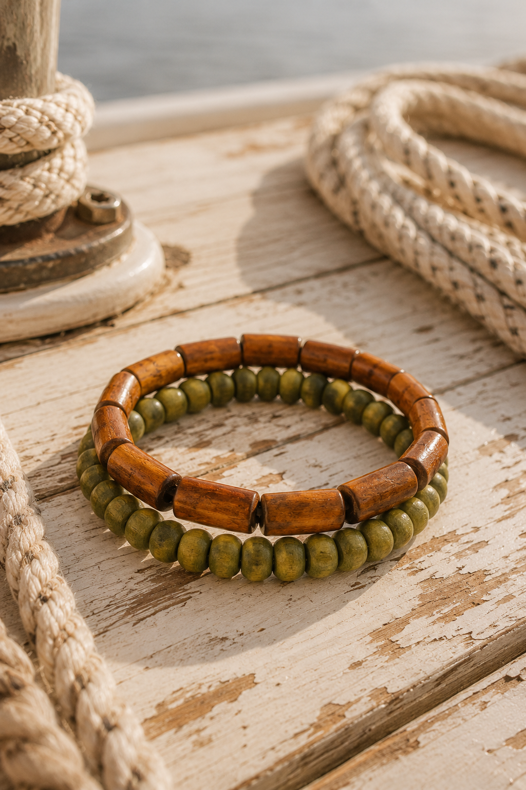 Tide and Timber Bracelet Set