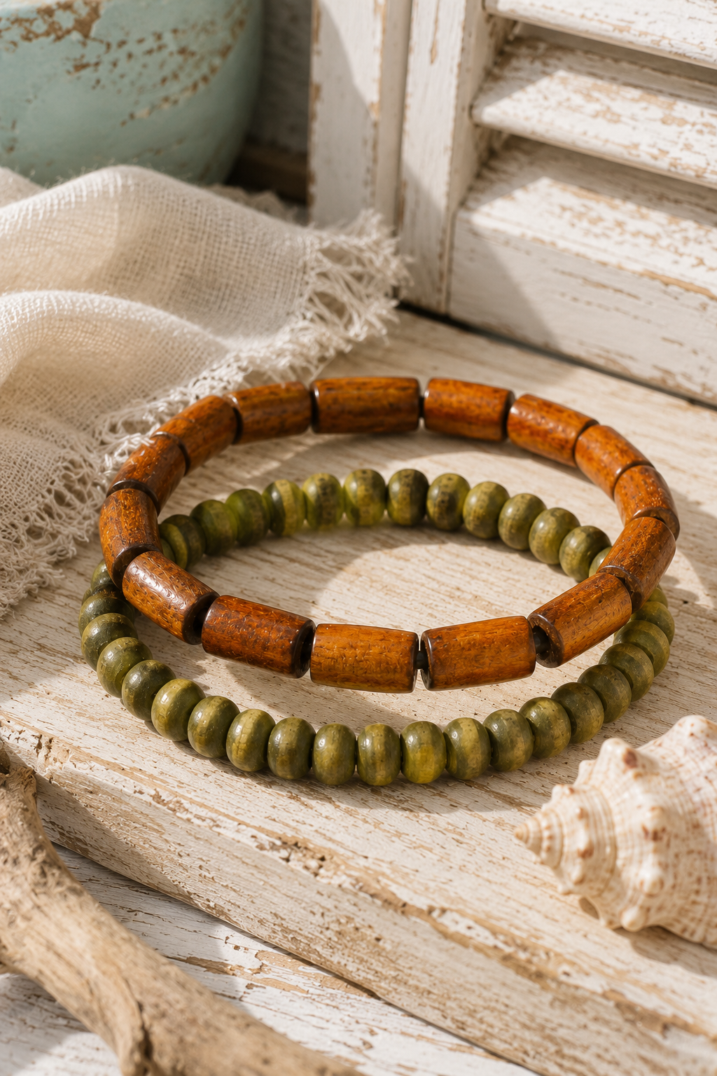 Tide and Timber Bracelet Set