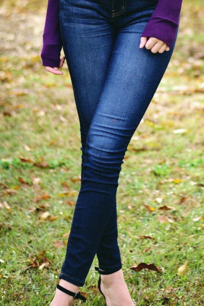 Always Stand Tall - Dark Skinny Jeans