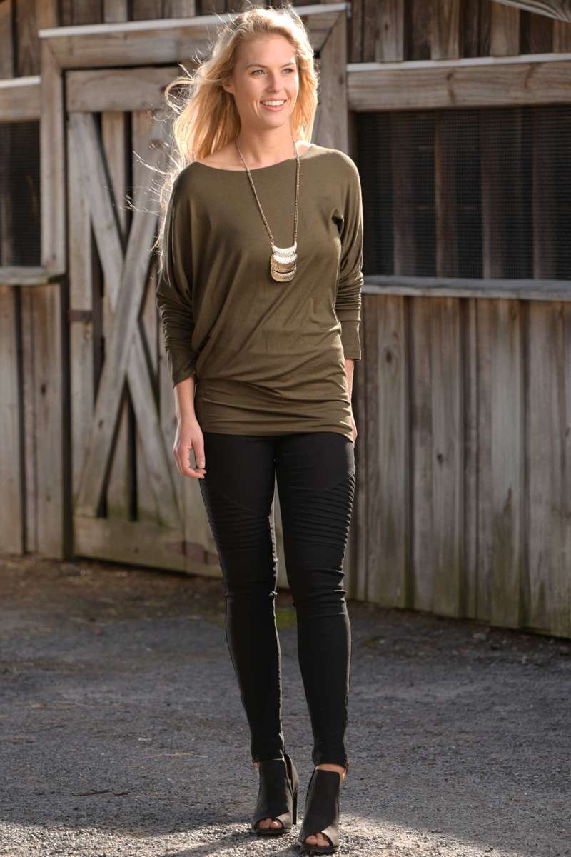 Get the Inside Scoop - Dolman Shirt