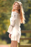 Breath Of Fresh Air - Accent Tunic Off White Dresses