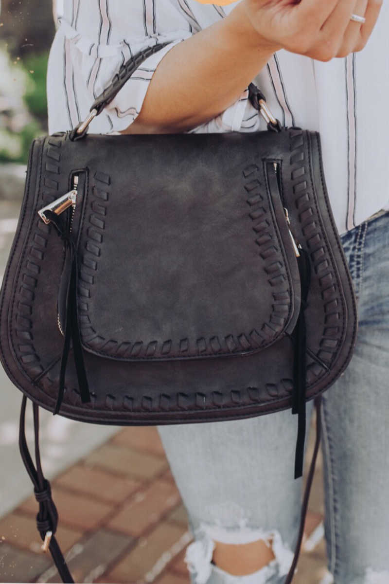 Carried Away - Saddle Bag Black