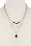 Distinctly Mine - Layered Onyx Necklace