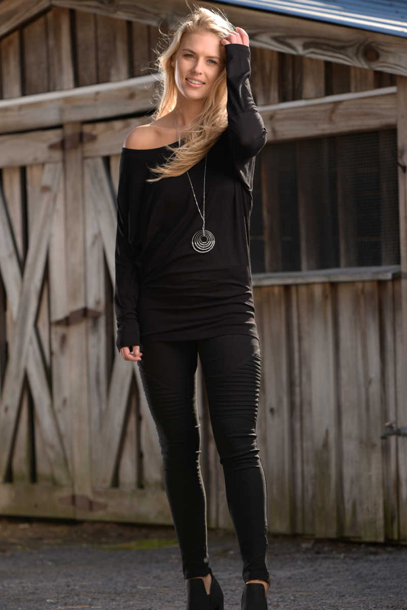 Get the Inside Scoop - Dolman Shirt