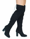 Gorgeous To Boot - Black Over The Knee Boots