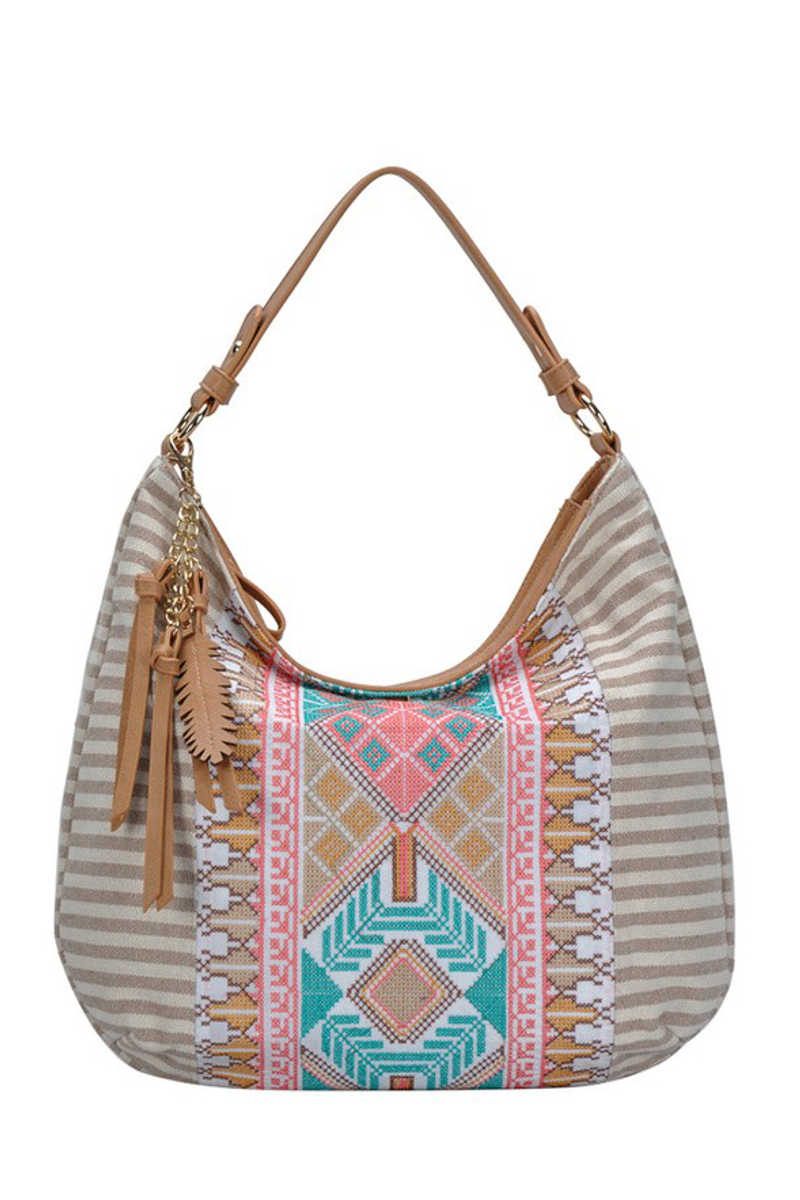 It's In The Bag! - Aztec Canvas Bag