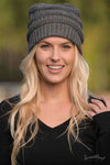 Just In The Knit Of Time - Melange Beanies One Size / Dark Gray