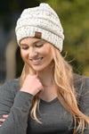 Just In The Knit Of Time - Melange Beanies One Size / Ivory