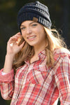 Just In The Knit Of Time - Melange Beanies One Size / Navy