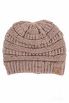 Just In The Knit Of Time - Melange Beanies One Size / Taupe