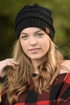 Knit Me With Your Best Shot - Solid Beanies One Size / Black