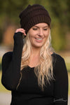 Knit Me With Your Best Shot - Solid Beanies One Size / Brown