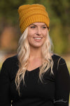 Knit Me With Your Best Shot - Solid Beanies One Size / Mustard