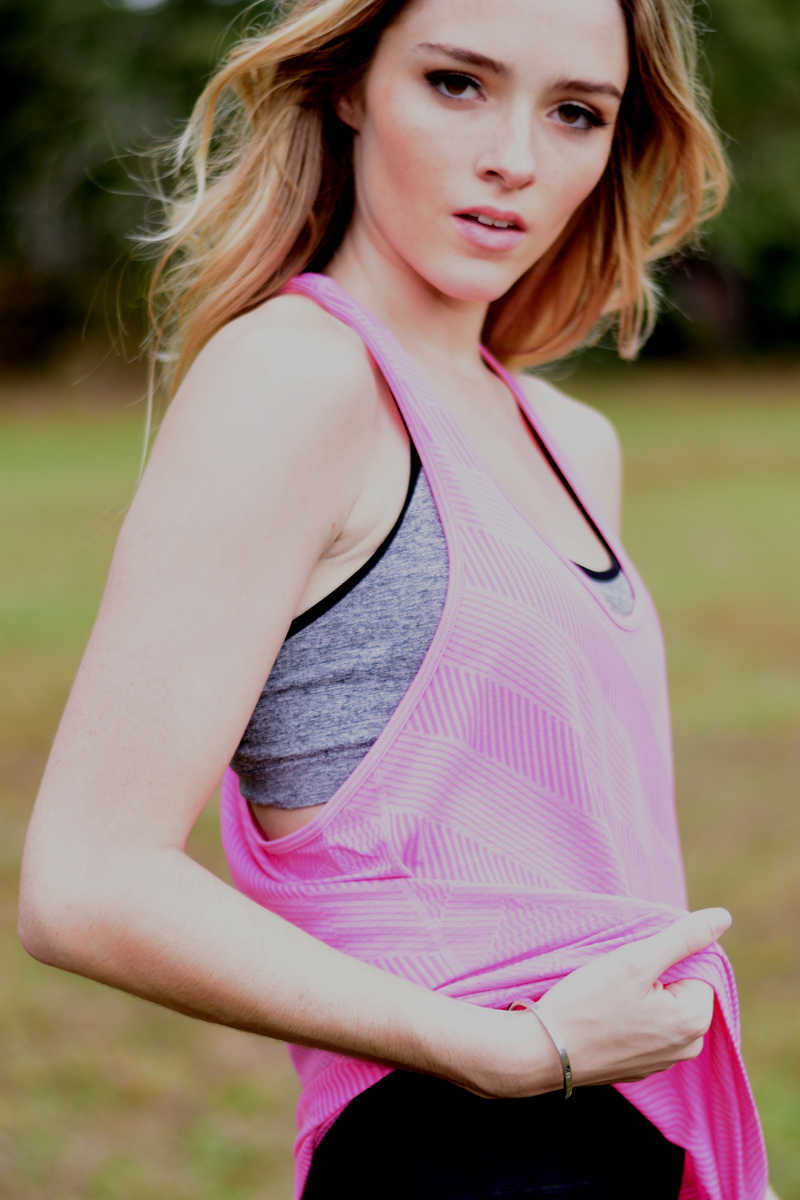 Let's Get Physical - Pink Love Racerback Tank Top