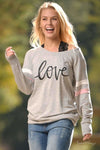 Love Me Tender Sweatshirt - Heather Gray