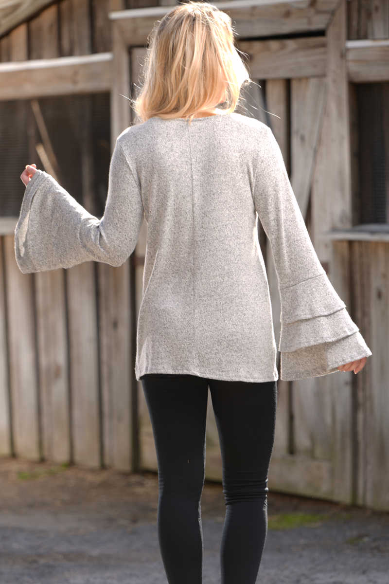 Rule The Scene - Bell Sleeve Sweater