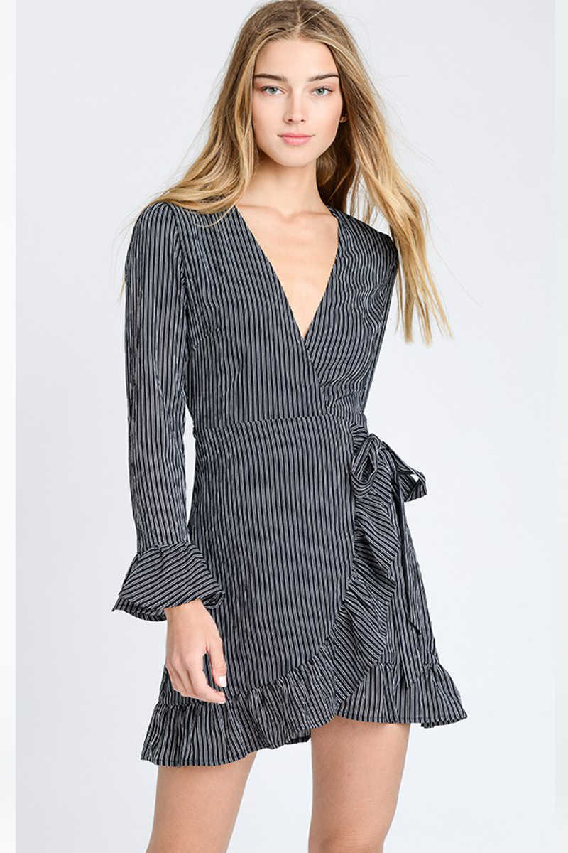 wrap dress runway Cometa Cream Wrap Dress WOAHCO