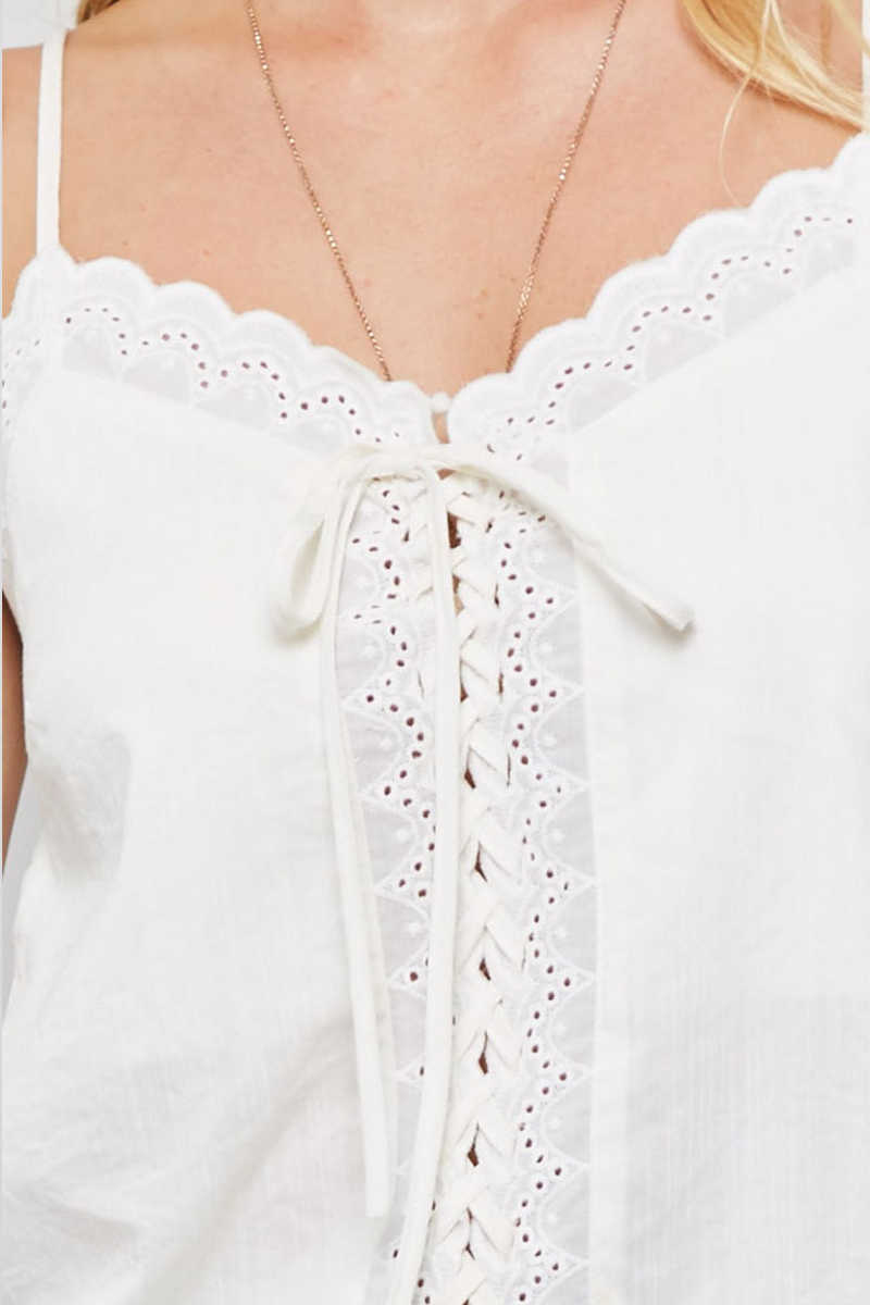 Saturday at Noon - Lace Camisole Top