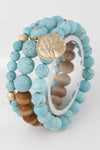 Southwest Soul - Beaded Bracelet in Turquoise