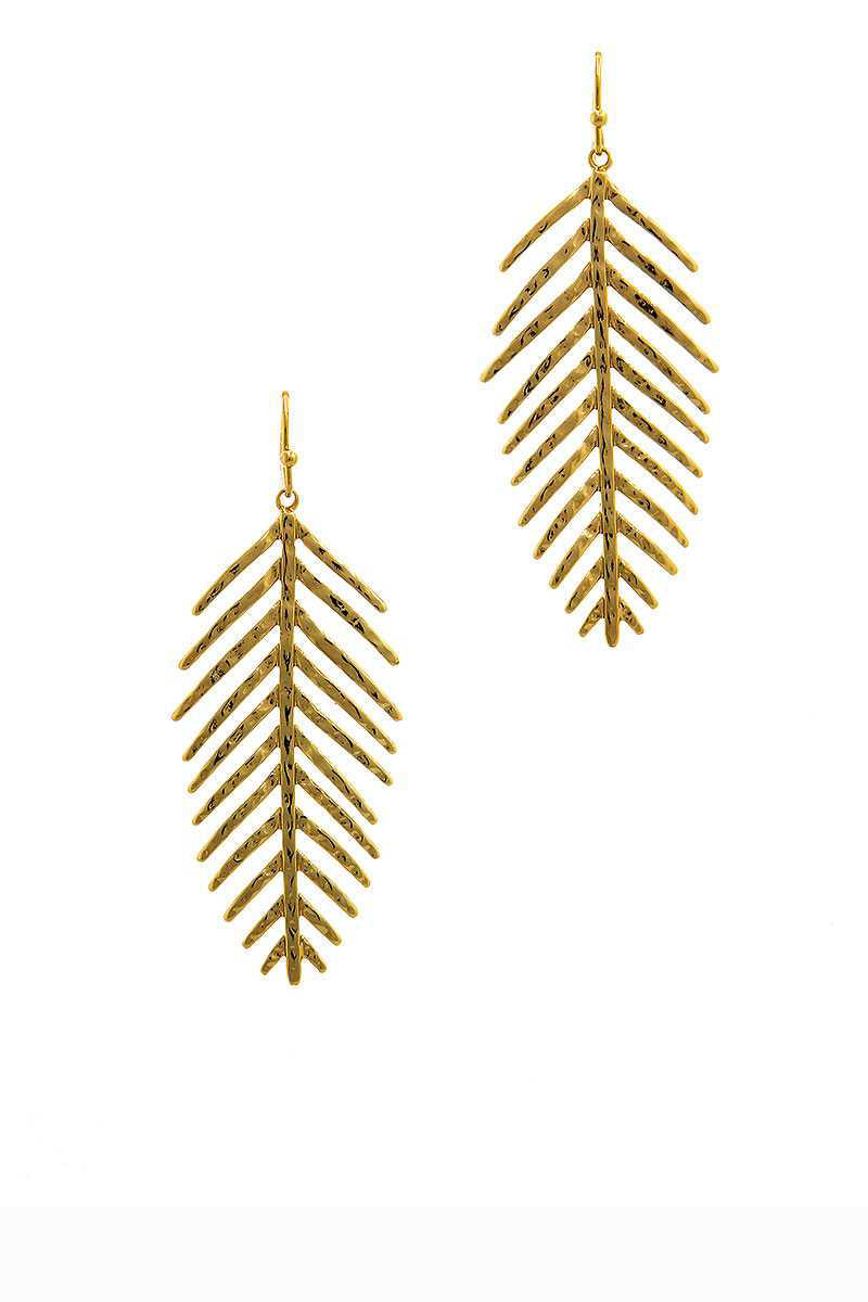 Sweet Re-Leaf Earrings Gold