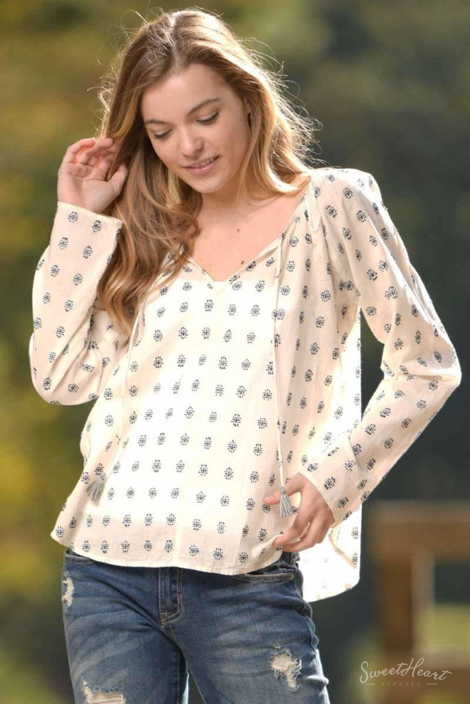 Whim Me Over - Tassel Top