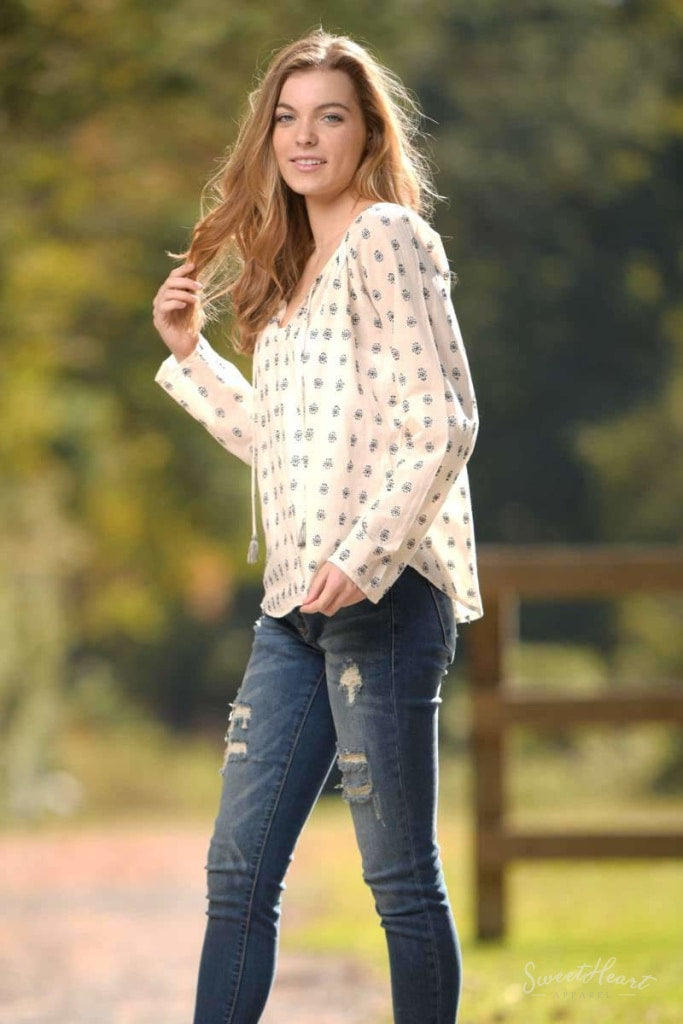 Whim Me Over - Tassel Top